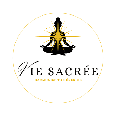 Vie Sacrée, symbole de méditation, d'harmonie énergétique et de bien-être spirituel.